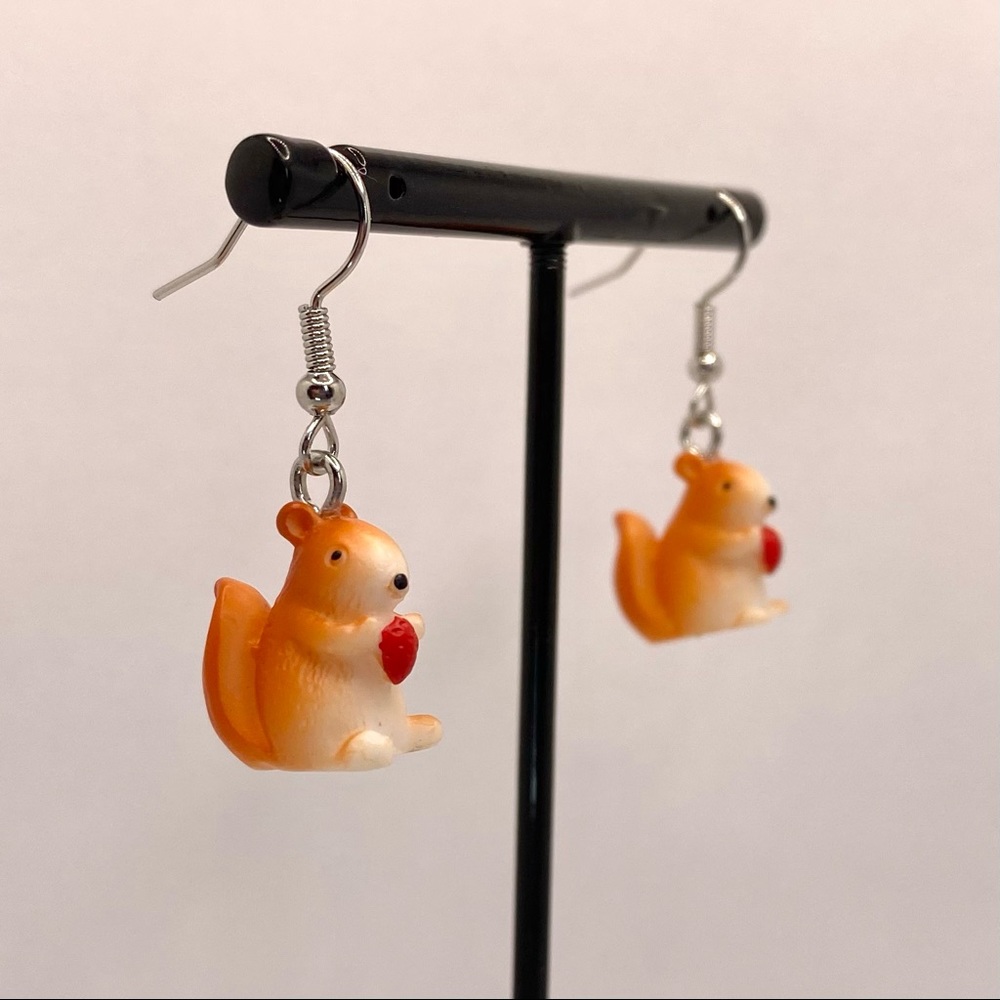 squirrel earrings
